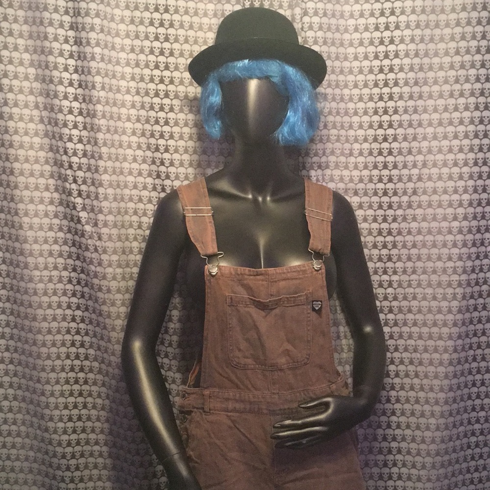 Studded overalls